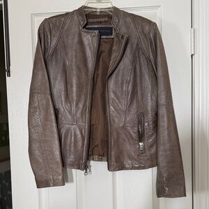 Andrew Marc Women's Brown Leather Jacket